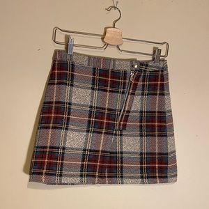 [Topshop] Plaid Skirt